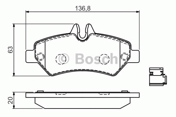 BOSCH 0986494601 запчасть BOSCH 0986494601 запчасть