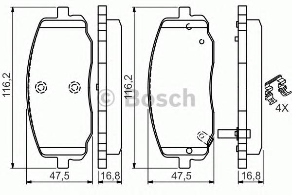 BOSCH 0986494594 запчасть BOSCH 0986494594 запчасть