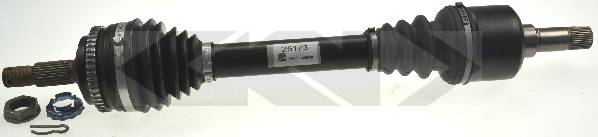 SPIDAN 25173 Приводной вал