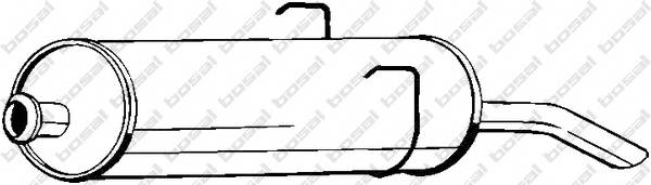 BOSAL 190-787 Глушник вихлопних газів кі�