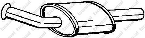 BOSAL 200-811 Середній глушник вихлопних... BOSAL 200-811 Середній глушник вихлопних...