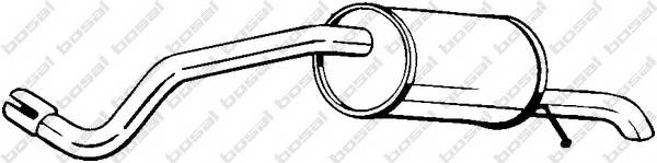 BOSAL 227-019 Глушитель выхлопных газов 