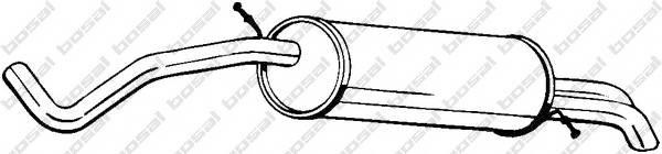 BOSAL 278-033 Глушитель выхлопных газов 