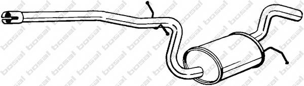BOSAL 281-469 Средний глушитель выхлопны... BOSAL 281-469 Средний глушитель выхлопны...