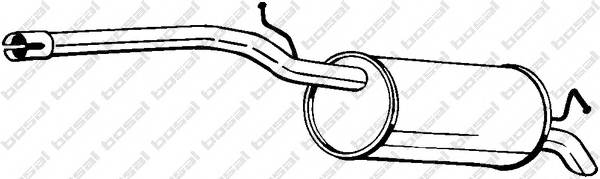 BOSAL 280-161 Глушитель выхлопных газов 