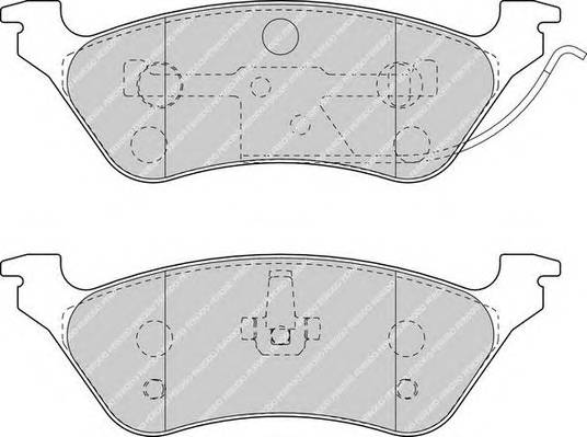 FERODO FDB1475 Комплект тормозных колодок