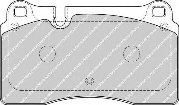 FERODO FDB1877 Комплект тормозных колодок... FERODO FDB1877 Комплект тормозных колодок...