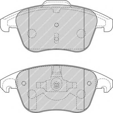 FERODO FDB1972 Комплект тормозных колодок
