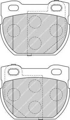FERODO FDB1994 Комплект тормозных колодок