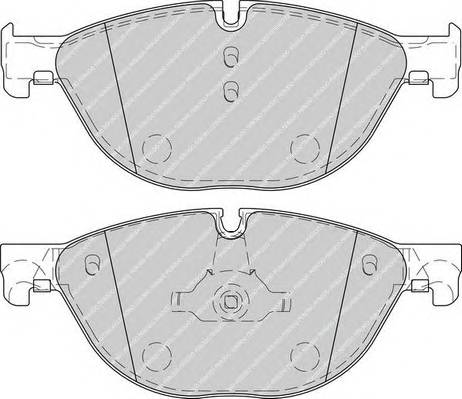 FERODO FDB4285 Комплект тормозных колодок...