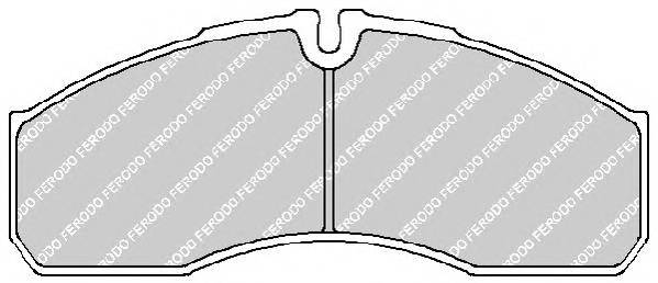 FERODO FVR1390 Комплект тормозных колодок