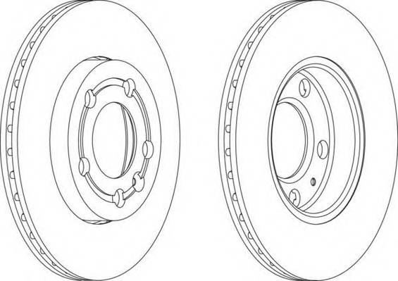 FERODO DDF1164 Гальмівний диск (ціна за 2шт