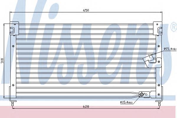 NISSENS 94362 Конденсатор, кондиціонер