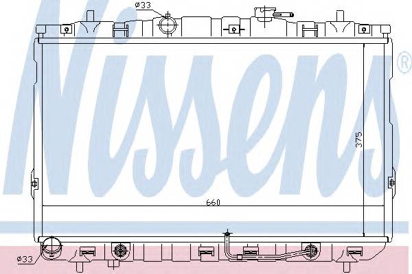 NISSENS 67493 Радиатор, охлаждение двига... NISSENS 67493 Радиатор, охлаждение двига...