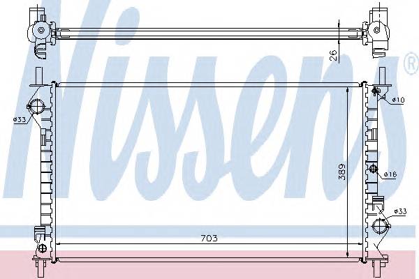 NISSENS 62021A Радиатор, охлаждение двига