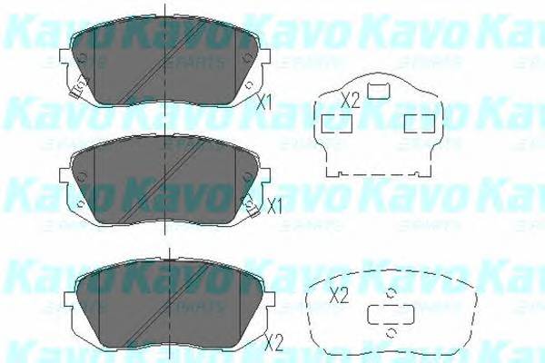 KAVO PARTS KBP-4018 Комплект гальмівних колодо... KAVO PARTS KBP-4018 Комплект гальмівних колодо...
