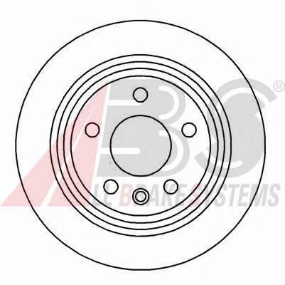 A.B.S. 16340 Гальмівний диск A.B.S. 16340 Гальмівний диск