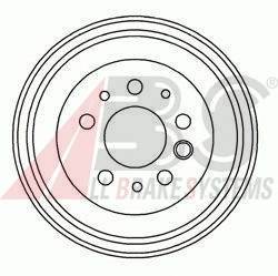 A.B.S. 2403-S Тормозной барабан