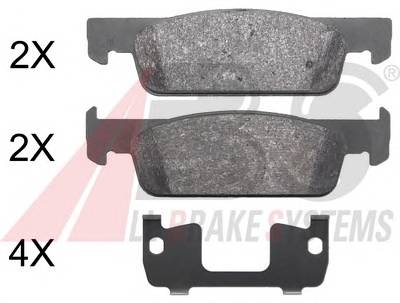 A.B.S. 37961 Комплект тормозных колодок...