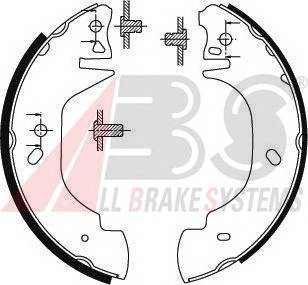 A.B.S. 8940 Комплект гальмівних колодо...