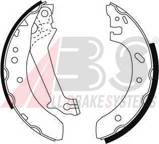 A.B.S. 9056 Комплект тормозных колодок