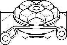 TOPRAN 104 300 Подвеска, ступенчатая коро