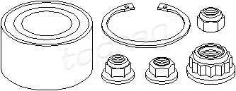 TOPRAN 108 320 Комплект подшипника ступиц