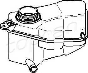 TOPRAN 302 295 Компенсационный бак, охлаж