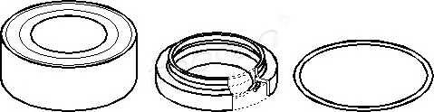 TOPRAN 300 253 Комплект подшипника ступиц...