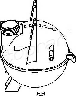 TOPRAN 302 782 Компенсаційний бак, охолод