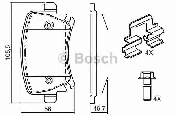 BOSCH 0986494595 запчастина BOSCH 0986494595 запчастина