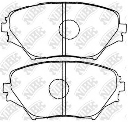 NiBK PN1447 Колодки гальмівні дискові P