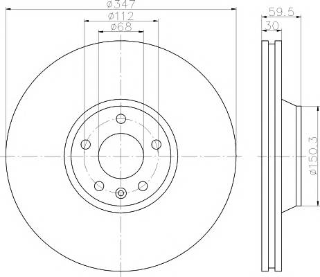 TEXTAR 92132405 Тормозной диск