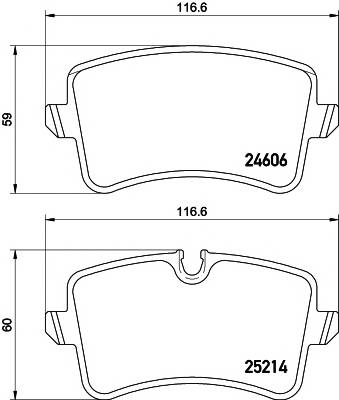 TEXTAR 2521401 Комплект тормозных колодок... TEXTAR 2521401 Комплект тормозных колодок...