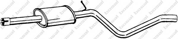BOSAL 284-555 Средний глушитель выхлопны