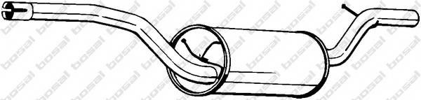 BOSAL 278-711 Средний глушитель выхлопны