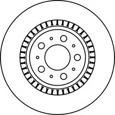 JURID 562218JC Тормозной диск