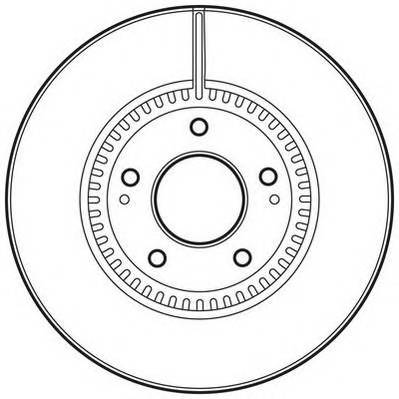 JURID 562755JC Гальмівний диск JURID 562755JC Гальмівний диск