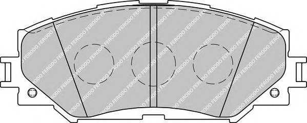 FERODO FDB1891 Комплект тормозных колодок