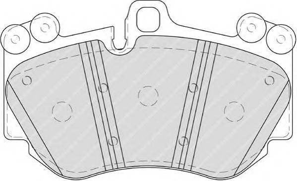 FERODO FDB4056 Комплект тормозных колодок... FERODO FDB4056 Комплект тормозных колодок...