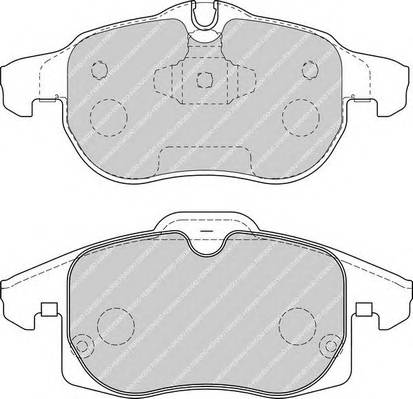 FERODO FDB4188 Комплект тормозных колодок