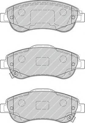 FERODO FDB4228 Комплект тормозных колодок