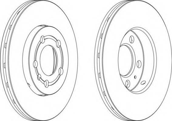 FERODO DDF927 Гальмівний диск (ціна за 2шт
