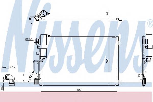 NISSENS 940417 Конденсатор, кондиционер NISSENS 940417 Конденсатор, кондиционер