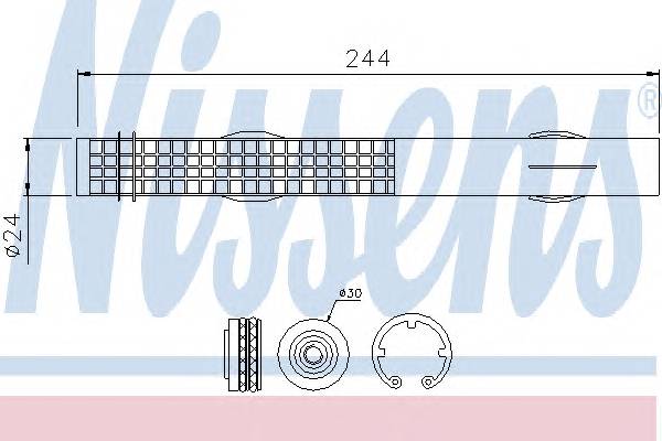 NISSENS 95457 Осушувач, кондиціонер