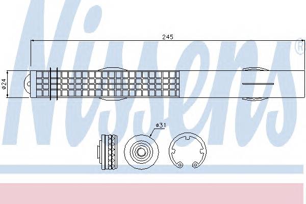 NISSENS 95467 Осушитель, кондиционер