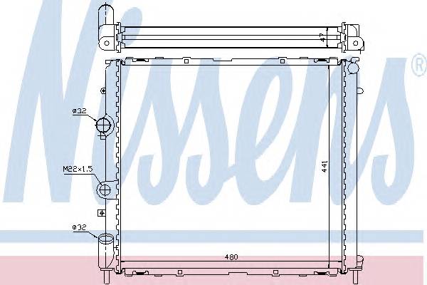 NISSENS 63985 Радиатор, охлаждение двига... NISSENS 63985 Радиатор, охлаждение двига...